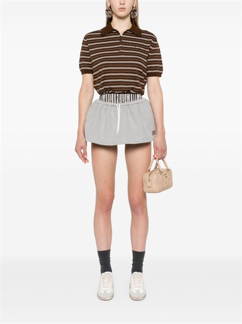 Cotton mini skirt MIU MIU | MG225215EGF0031